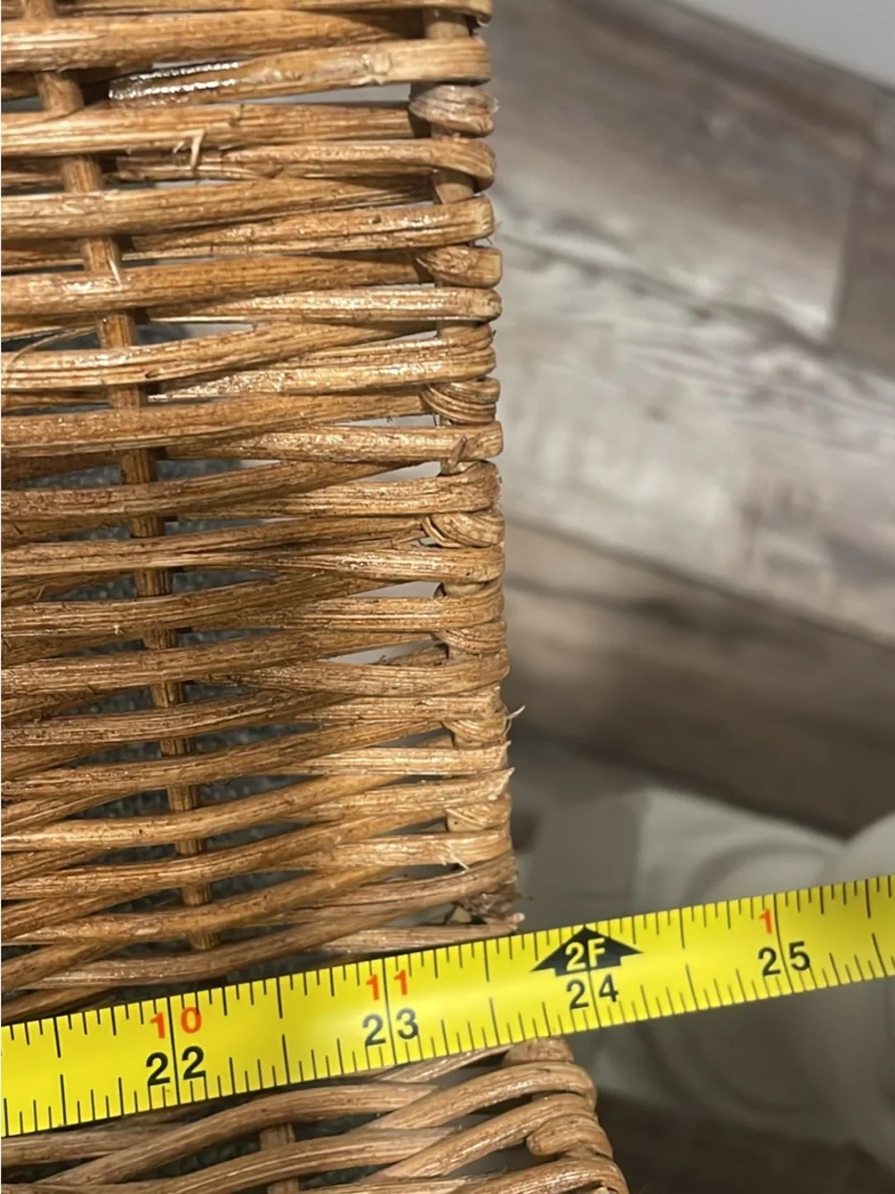 Woven Rattan Decorative Wall Shelf with Scalloped Edge Detail - creative co-op